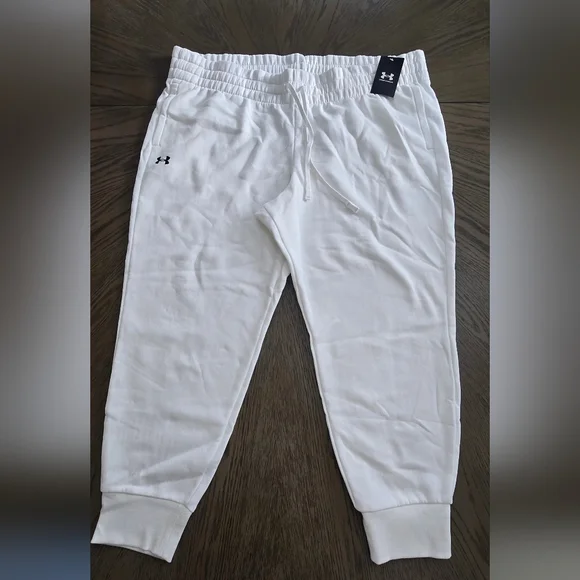 Under Armour Classic White Joggers. I#027 - Picture 3 of 4